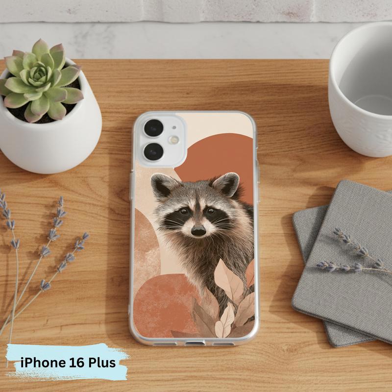 Boho Desert Meme Raccoon Close-Up Phone Case IPhone Boho Desert Meme Raccoon Close-Up Phone Case IPhone