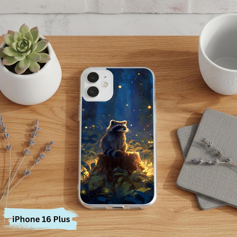 Magical Woodland Raccoon Phone Case IPhone Magical Woodland Raccoon Phone Case IPhone