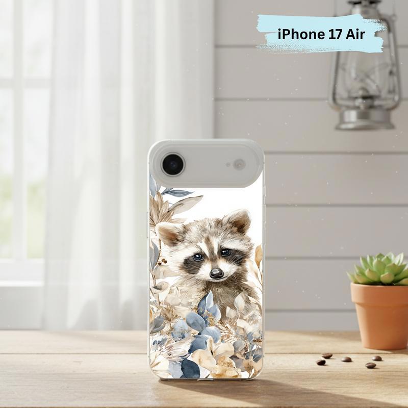 Baby Raccoon Boho Garden Soft Phone Case IPhone