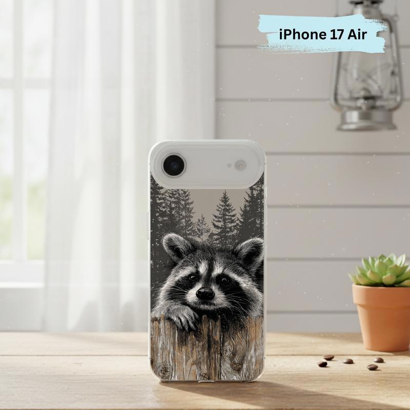 Farmhouse Woodland Sarcastic Raccoon Mood Phone Case IPhone