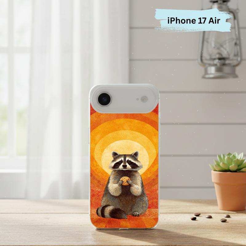 Raccoon Cookie Flower Aura Phone Case IPhone Raccoon Cookie Flower Aura Phone Case IPhone