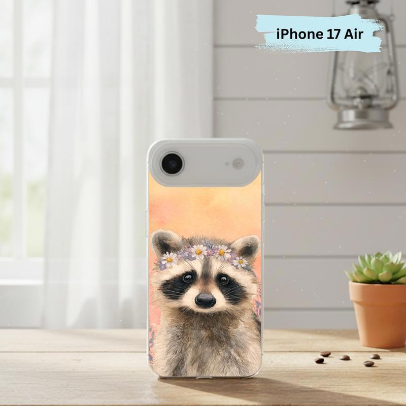 Soft Hippy Baby Raccoon Phone Case IPhone