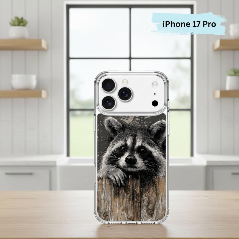 Farmhouse Woodland Sarcastic Raccoon Mood Phone Case IPhone