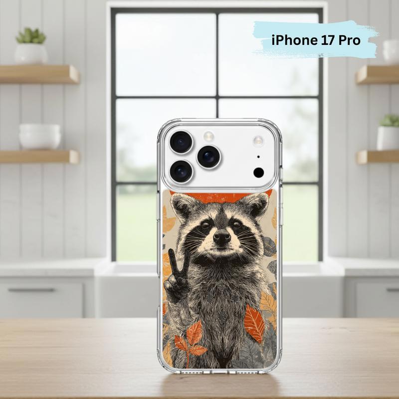 Hippy Roadside Raccoon Vintage Southern Raccoon Phone Case IPhone