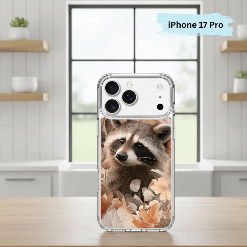 Hippy Sarcastic Raccoon Forest Aura Phone Case IPhone