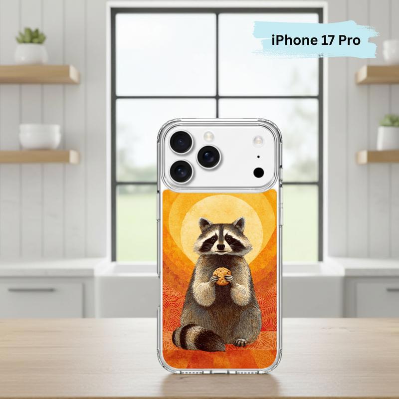 Raccoon Cookie Flower Aura Phone Case IPhone Raccoon Cookie Flower Aura Phone Case IPhone