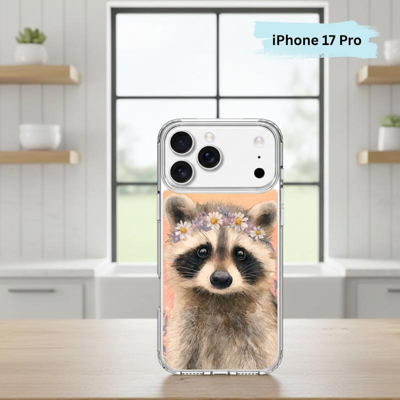 Soft Hippy Baby Raccoon Phone Case IPhone