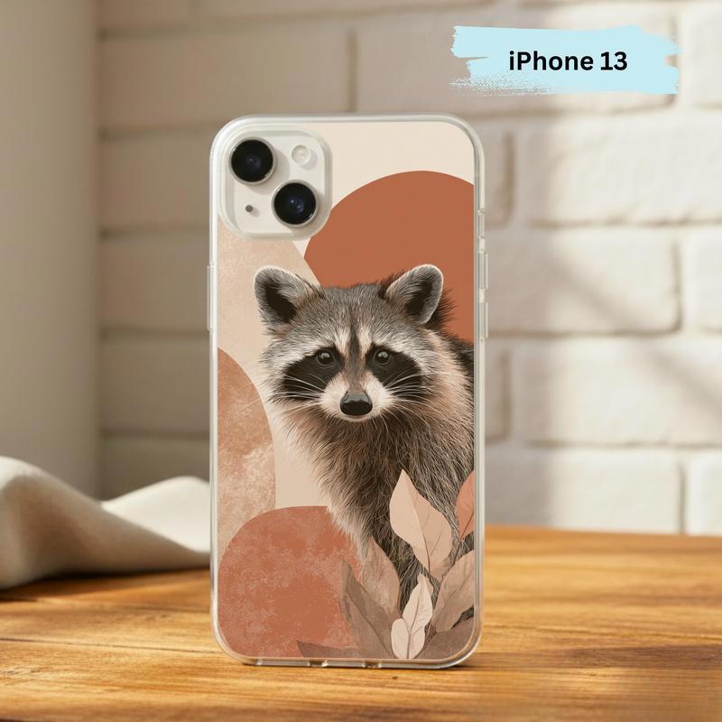 Boho Desert Meme Raccoon Close-Up Phone Case IPhone Boho Desert Meme Raccoon Close-Up Phone Case IPhone