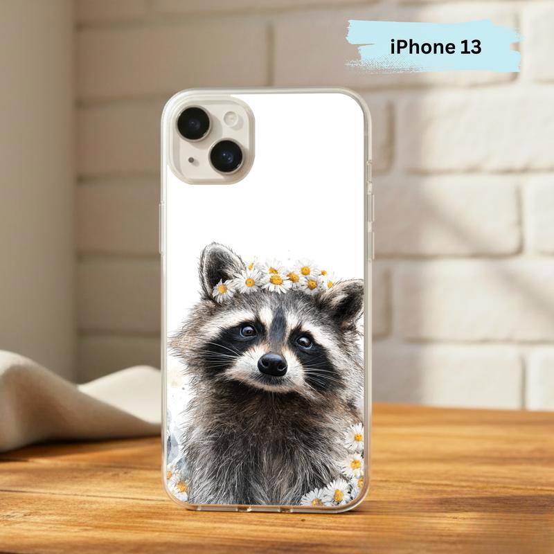 Hippy Meme Raccoon Flower Power Stare Phone Case IPhone Hippy Meme Raccoon Flower Power Stare Phone Case IPhone