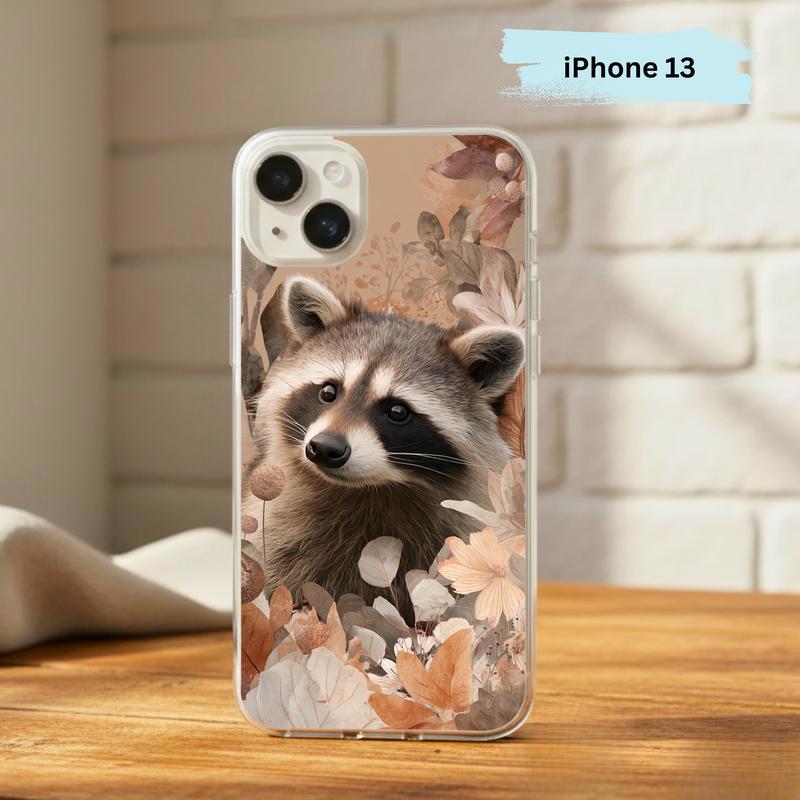 Hippy Sarcastic Raccoon Forest Aura Phone Case IPhone