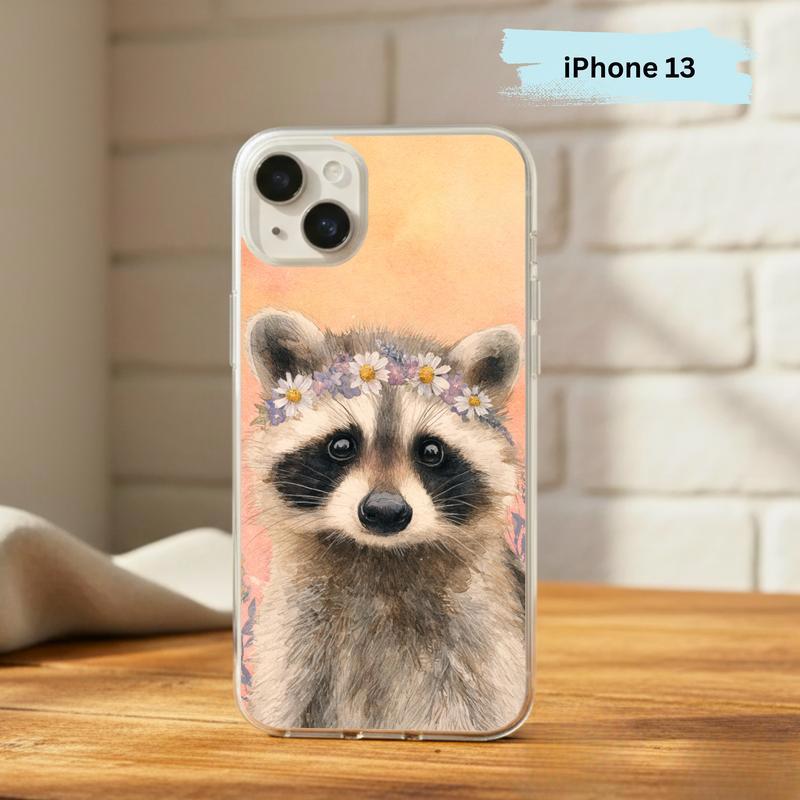 Soft Hippy Baby Raccoon Phone Case IPhone