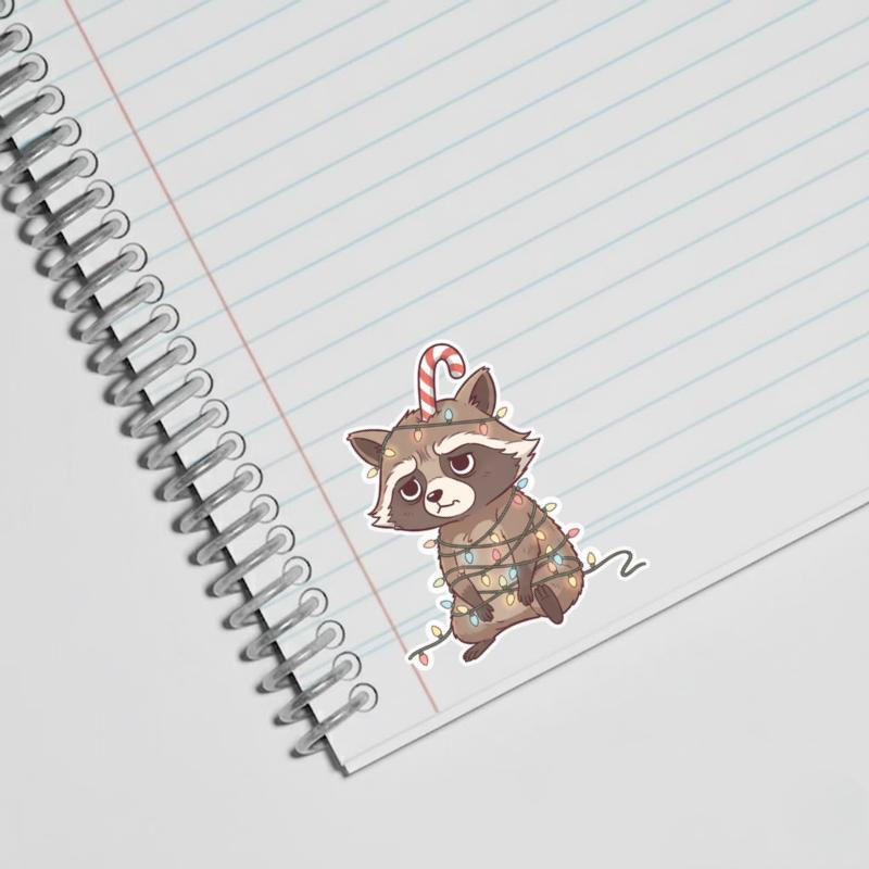 Rocket Raccoon Elf Squad Leader Meme Sticker Rocket Raccoon Elf Squad Leader Meme Sticker