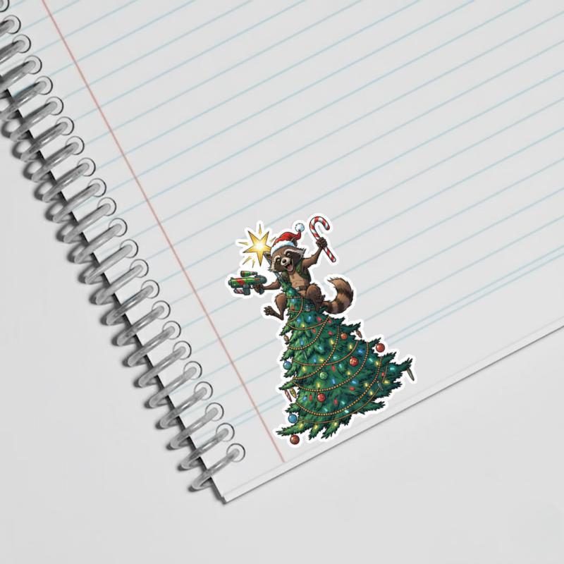 Rocket Raccoon Merry Chaos Mode Sticker Rocket Raccoon Merry Chaos Mode Sticker