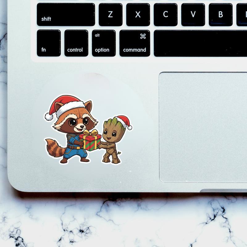 Funny Rocket Raccoon Sticker