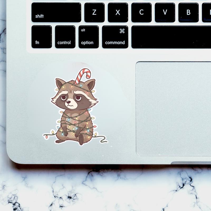 Rocket Raccoon Elf Squad Leader Meme Sticker Rocket Raccoon Elf Squad Leader Meme Sticker