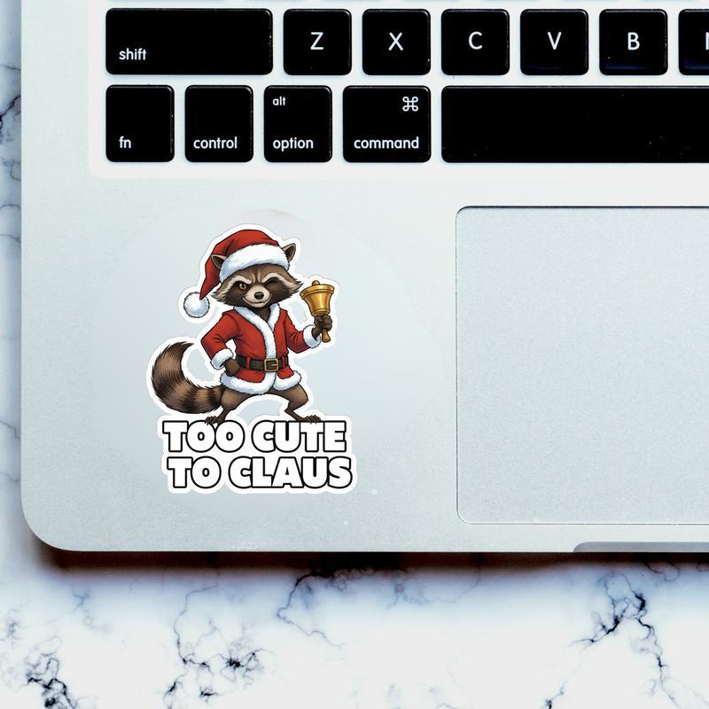 Rocket Raccoon Kawaii Xmas Vibes Sticker Rocket Raccoon Kawaii Xmas Vibes Sticker