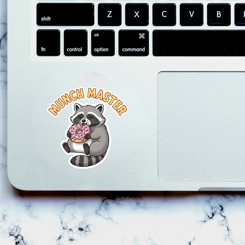 Snack Raccoon Munch Master Sticker