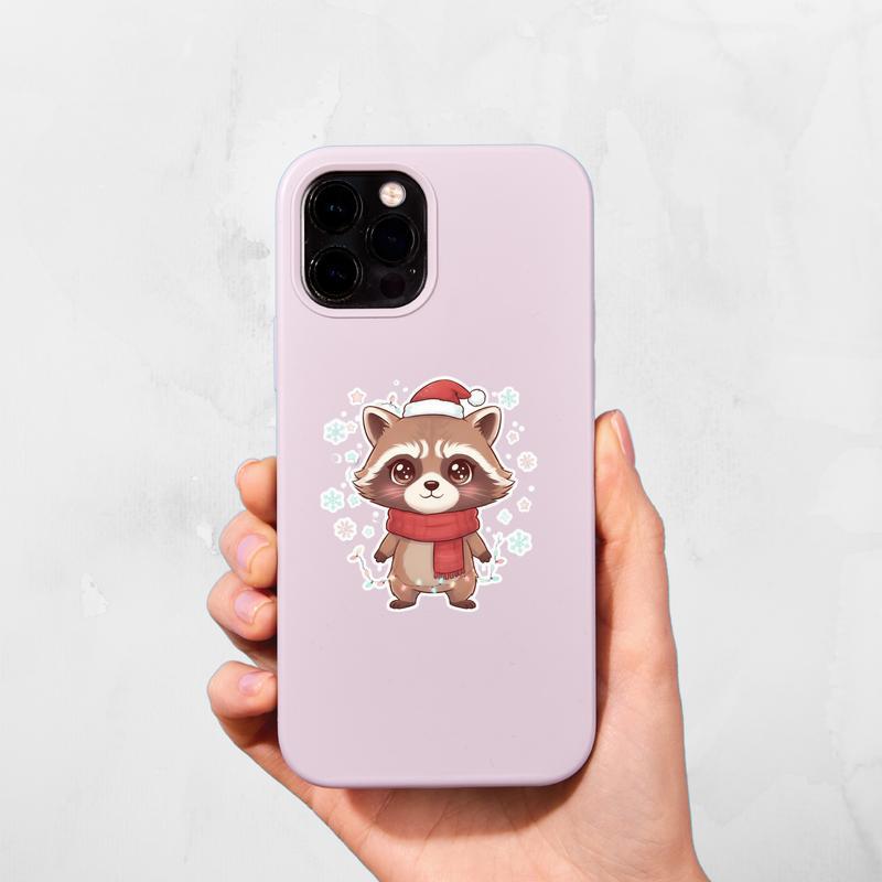 Rocket Raccoon Meme Santa Moment Sticker