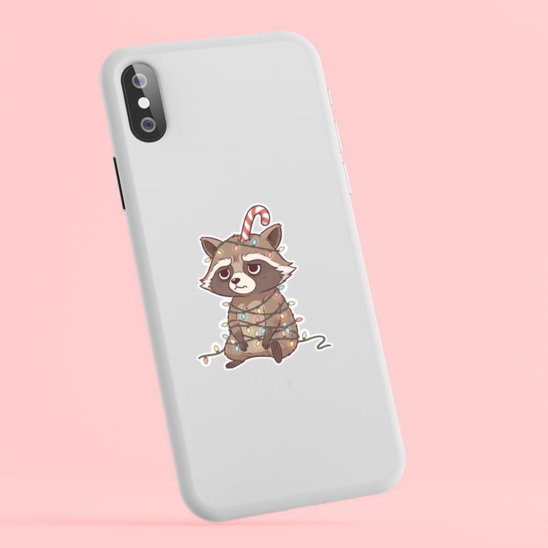 Rocket Raccoon Elf Squad Leader Meme Sticker Rocket Raccoon Elf Squad Leader Meme Sticker
