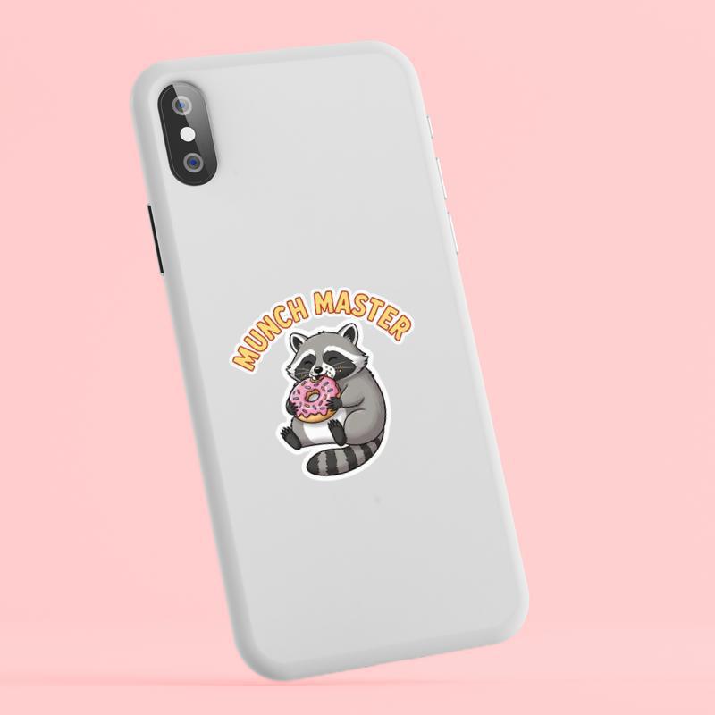 Snack Raccoon Munch Master Sticker